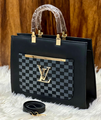 Louis Vuitton Chic Checkered Tote Bag