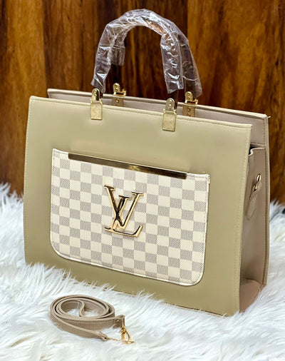Louis Vuitton Chic Checkered Tote Bag