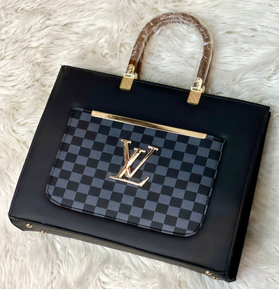 Louis Vuitton Chic Checkered Tote Bag