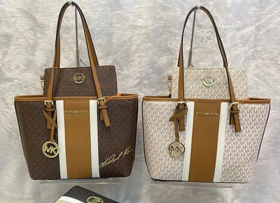 MICHAEL KORS JET SET TRAVEL BAG WITH CLUTCH